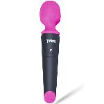 Вибромассажер - Yiva Power Massager черно-розовый - мініатюра 4