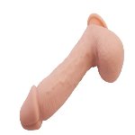 Фаллоимитатор на присоске Baile Beautiful JOHNSON 9.2'' Flesh, BW-008040NR - мініатюра 8