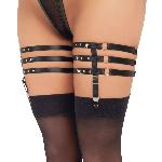 Сексуальные подвязки для ног с заклепками Suspender Garters - мініатюра 2