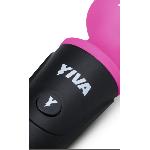 Вибромассажер - Yiva Power Massager черно-розовый - мініатюра 5