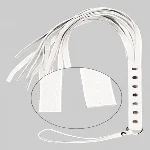 Флогер S&M Fancy Leather Floger, White - мініатюра 1