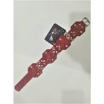 Ошейник VIP Leather Collar, RED кожа - мініатюра 2