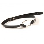 Кляп Leather O-Ring Gag, Black - мініатюра 1