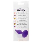 Анальный плаг Silicone Plug Purple - Extra Large - мініатюра 7