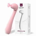 (ПОВРЕЖДЕННАЯ КОРОБКА) Вибромассажёр вакуум и вибрация "Desirable wand", 10 режимов, цвет розовый - мініатюра 3