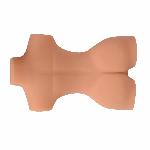 Мастурбатор-торс Busty Lady Solid Silicone Sexy Doll вагина-анус без вибрации телесный - мініатюра 8
