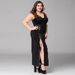 Длинное вечернее платье на шнуровке L/XL - мініатюра 3