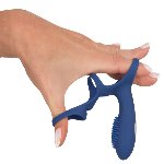 Насадка с вибрацией Rechargeable Couple Sleeve - мініатюра 5