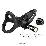 Эрекционное вибро кольцо Pretty Love - Vibration Cock Ring, 10 vibration functions Black - мініатюра 10