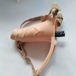 Фаллопротез поясной EGZO (пустотелый страпон) (18 см х 4,6 см) - мініатюра 3