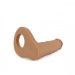 Насадка для двойного проникновения 6.25" The Ultra Soft Double, Flesh - мініатюра 3