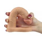Телесная насадка для двойного проникновения 6.25" The Ultra Soft Double, Flesh - мініатюра 4