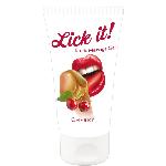 Оральная смазка Lick It! Cherry 50 мл (веганская) - мініатюра 3