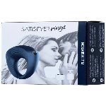 Эрекционное кольцо Satisfyer Power Ring 10 режимов вибрации черный - мініатюра 4