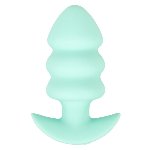 Анальная пробка с вибрацией Vibrating Mini Butt Plug Green - мініатюра 10