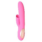 Вибратор с клиторальным язычком Pearl Licking vibrator 10 режимов вибрации 10 режимов язычковой вибр - мініатюра 4