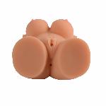 Мастурбатор-торс Busty Lady Solid Silicone Sexy Doll вагина-анус без вибрации телесный - мініатюра 4