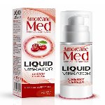 Стимулирующий лубрикант от Amoreane Med: Liquid vibrator - Cherry ( жидкий вибратор ), 30 ml - мініатюра 1
