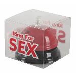 Звонок настольный "RING FOR SEX" бордовый - мініатюра 4
