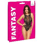 Сверкающий, полупрозрачный боди со стразами от Cottelli FANTASY S/L - мініатюра 6