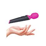 Вибромассажер - Yiva Power Massager черно-розовый - мініатюра 3