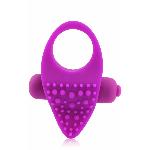 Эрекционное кольцо Purple Erection с вибрацией цвет лиловый - мініатюра 5