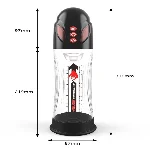 Вакуумная помпа CANWIN P416AU для мужчин, автоматическая, водонепроницаемая, USB - мініатюра 10