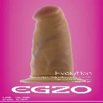 Фаллоимитатор EGZO Ciberskin D004  ( 20 см х 4 см ) - мініатюра 1