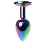 Анальная пробка Boss Series - Jewellery Multicolour PLUG Clear S - мініатюра 6