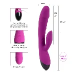 ВИБРОМАССАЖЁР "Uitra-premium dual-action massager", 10 режимов вибрации и 4 варианта скорости - мініатюра 1