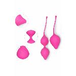 Набор вагинальных шариков Kegel Pink Set цвет розовый - мініатюра 3