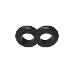 Эрекционное кольцо Duo Cock 8 Ball Ring, Black - мініатюра 2