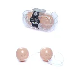 Вагинальные шарики Duo balls Skin - мініатюра 1