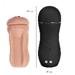 Мастурбатор "Tiny Waist", 10 режимов вибрации и АУДИО-СЕКС функция - мініатюра 1