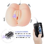 Мастурбатор  с отсосом "Sucking Vibrator", 10реж. вибрац. и 5реж.вс (Отсос работает соглас. инструк) - мініатюра 4