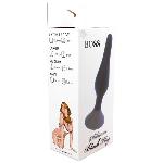 Анальный плаг Silicone Plug Black - Medium - мініатюра 3