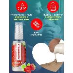 Оральный гель-лубрикант EGZO AROMA GEL - Strawberry, 50 мл - мініатюра 3