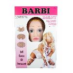 Надувная кукла " BARBI- 3D " с вставкой из киберкожи и вибростимуляцией - мініатюра 2