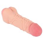 Мастурбатор-насадка 2 IN 1 Nature Skin Extension + Masturbator (Вагина) - мініатюра 3