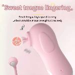 Вибромассажёр "Sweet tongue", цвет розовый, 10 режимов вибрации. - мініатюра 4