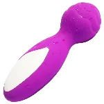 Вибромассажер Dilianni mini massager 10 режимов вибрации  фиолетовый - мініатюра 1