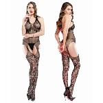 Бодистокинг с открытым доступом Cindylove black, размер S/L - мініатюра 4