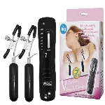 Вибростимулятор для груди BAILE - Vibrating Nipple Clamps - мініатюра 1