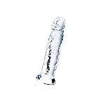 Прозрачный реалистичный фаллоимитатор с присоской 7.0''  Flawless Clear Dildo, Clear - мініатюра 4