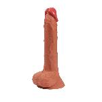 Фаллоимитатор "Logan penis", мулат - мініатюра 3