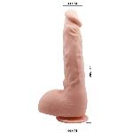 Фаллоимитатор на присоске Baile Beautiful JASON 9,4'' Flesh - мініатюра 7