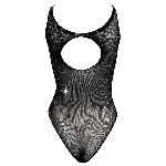 Сверкающий, полупрозрачный боди со стразами от Cottelli FANTASY S/L - мініатюра 5