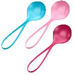 (СОРВАНА ПЛОМБА) Набор вагинальных шариков Satisfyer Strengthening Balls 3 pieces Training Set (3шт) - мініатюра 2