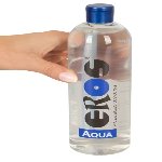 Лубрикант Eros Aqua на водной основе в бутылке 500мл - мініатюра 3