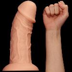 Фаллоимитатор 9.5'' King-sized Dildo, Flesh - мініатюра 4